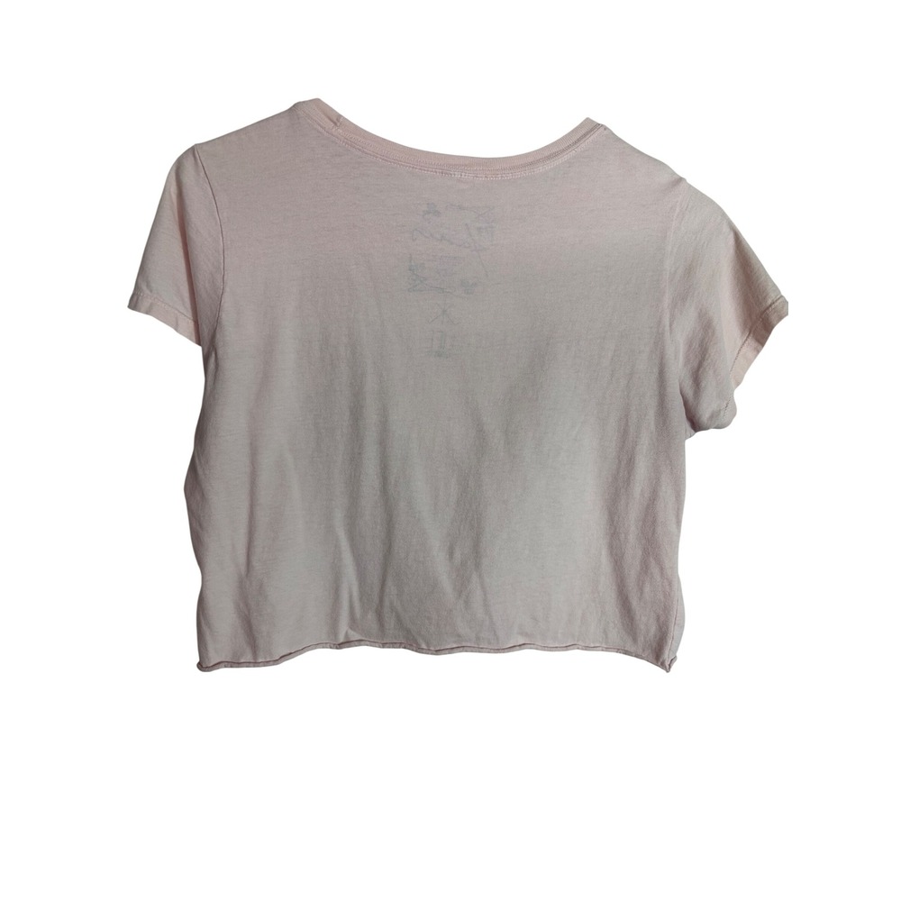 Janis Joplin San Francisco 1967 Cropped Graphic T-Shirt Pink Women Large - Picture 3 of 5